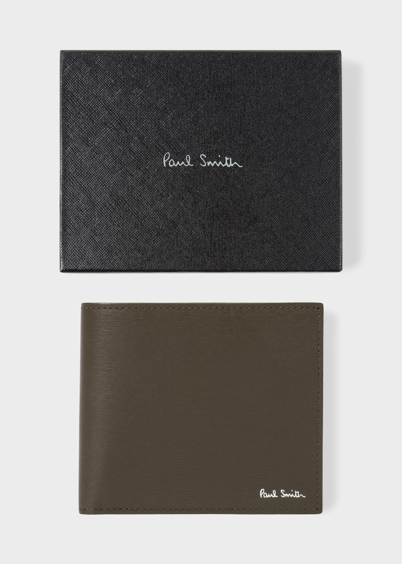 Dark Khaki Billfold and Coin Wallet 4