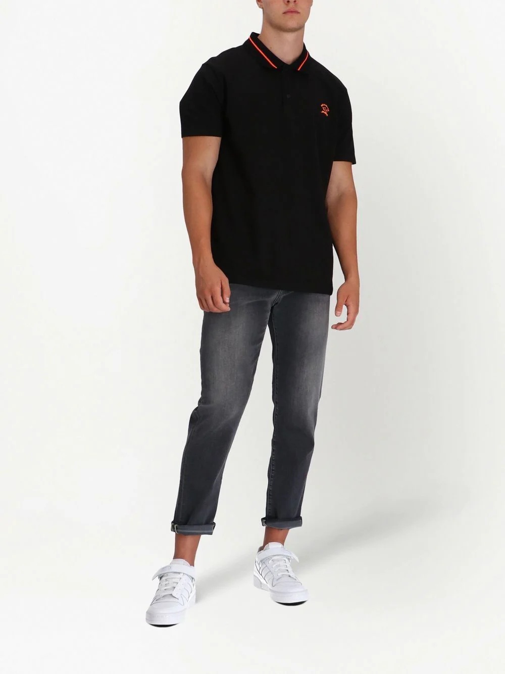 organic cotton piqué polo shirt - 2