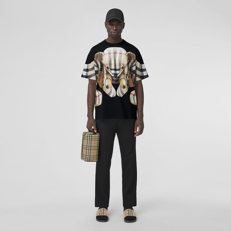 Vintage Check Travel Pouch 6