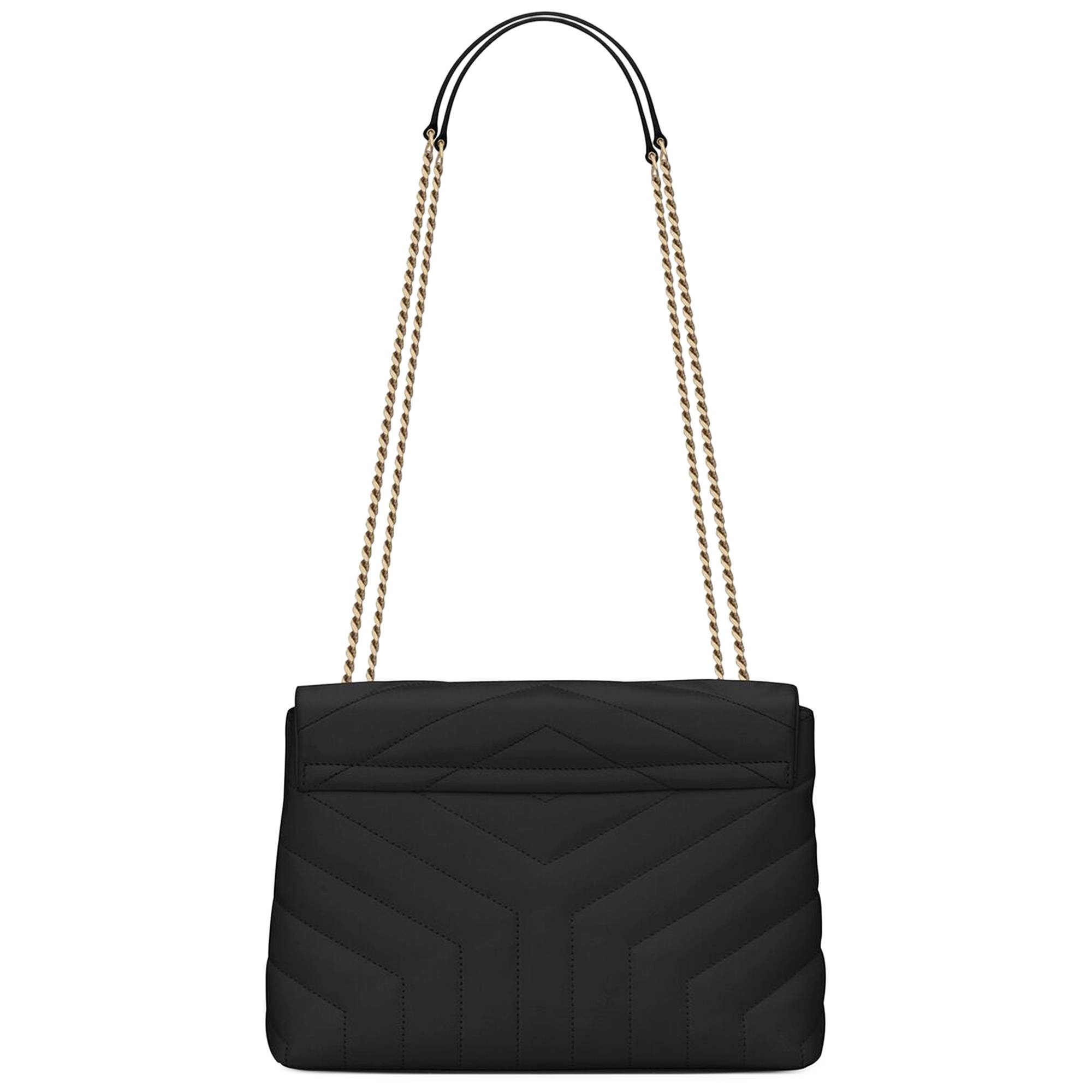 Saint Laurent Loulou Small Shoulder Bag 'Black' - 2