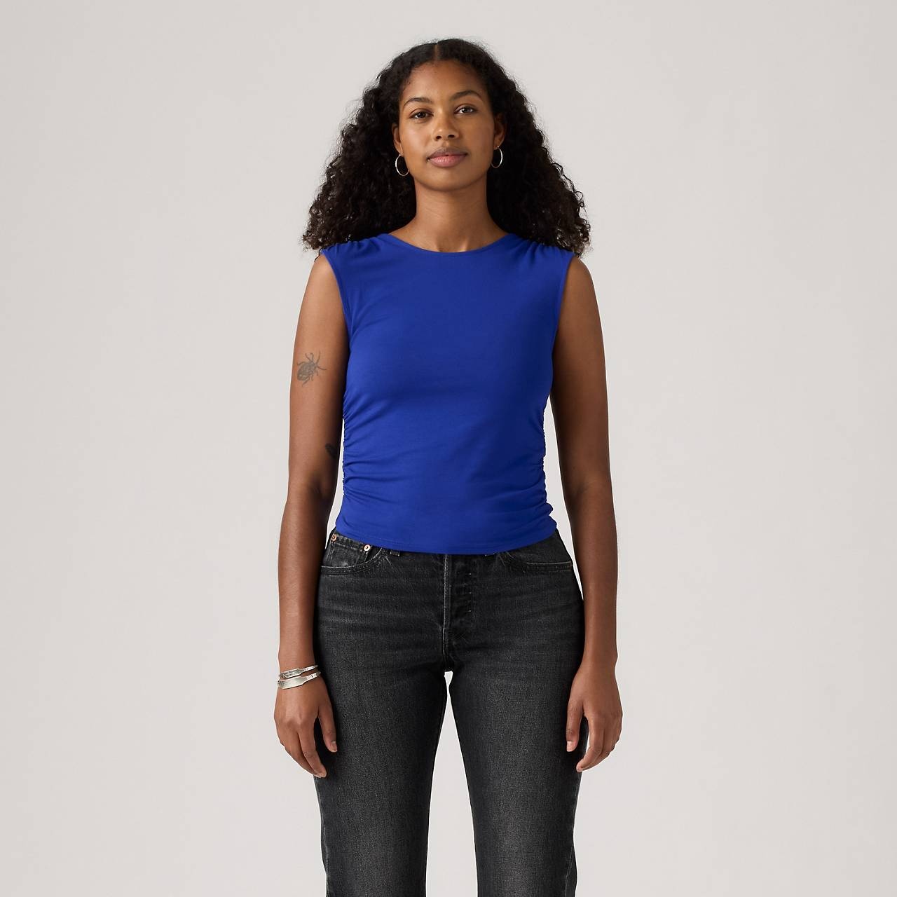 CRYSTAL RUCHED TOP - 2