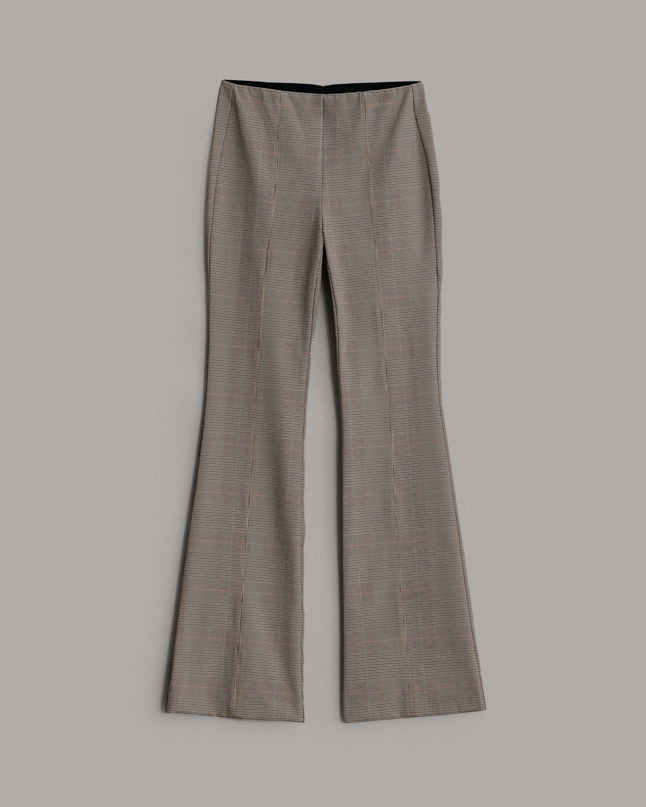 Simone Plaid Jacquard Flare
Slim Fit Pant - 1