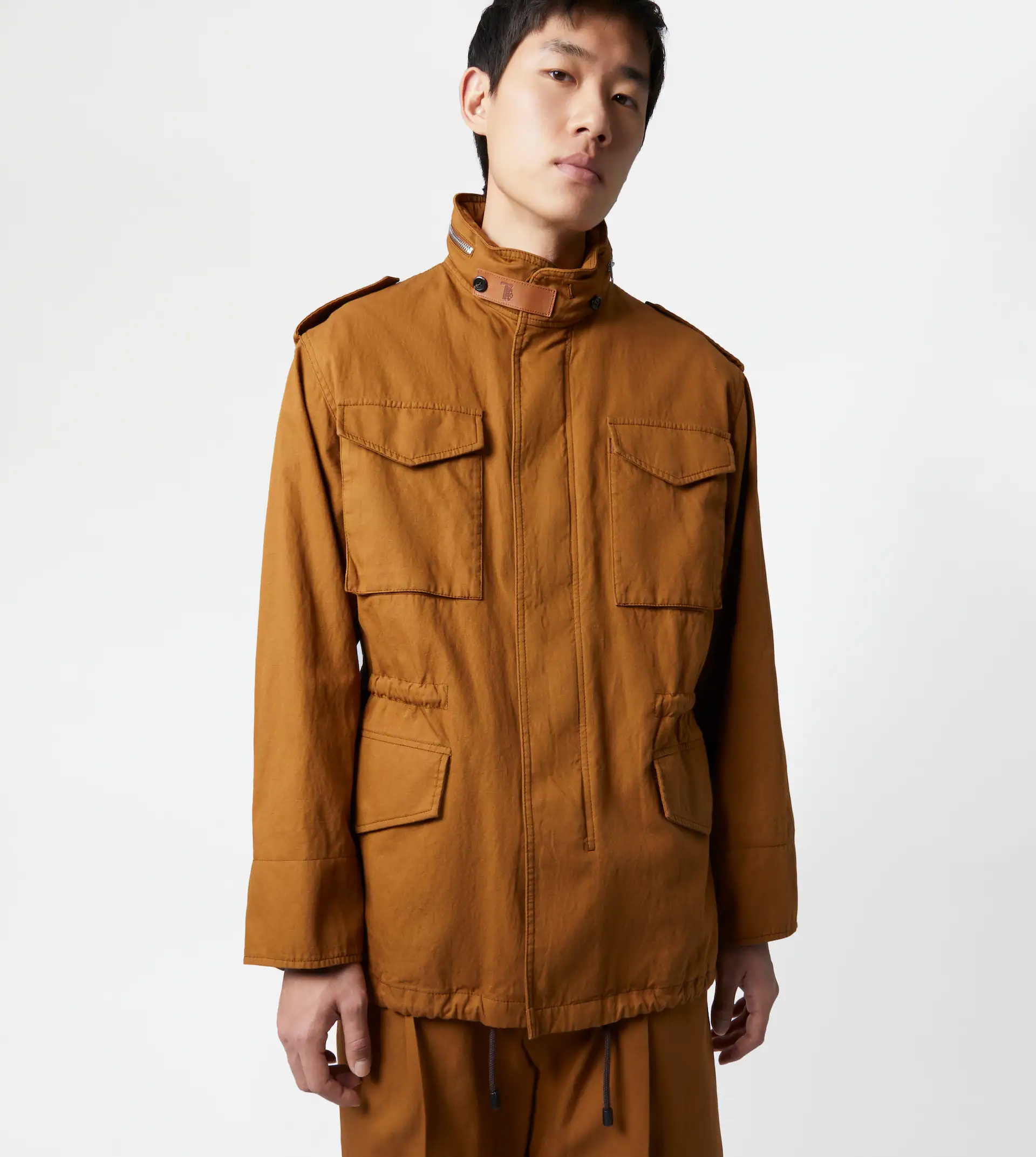 FIELD JACKET OVER - BROWN - 7