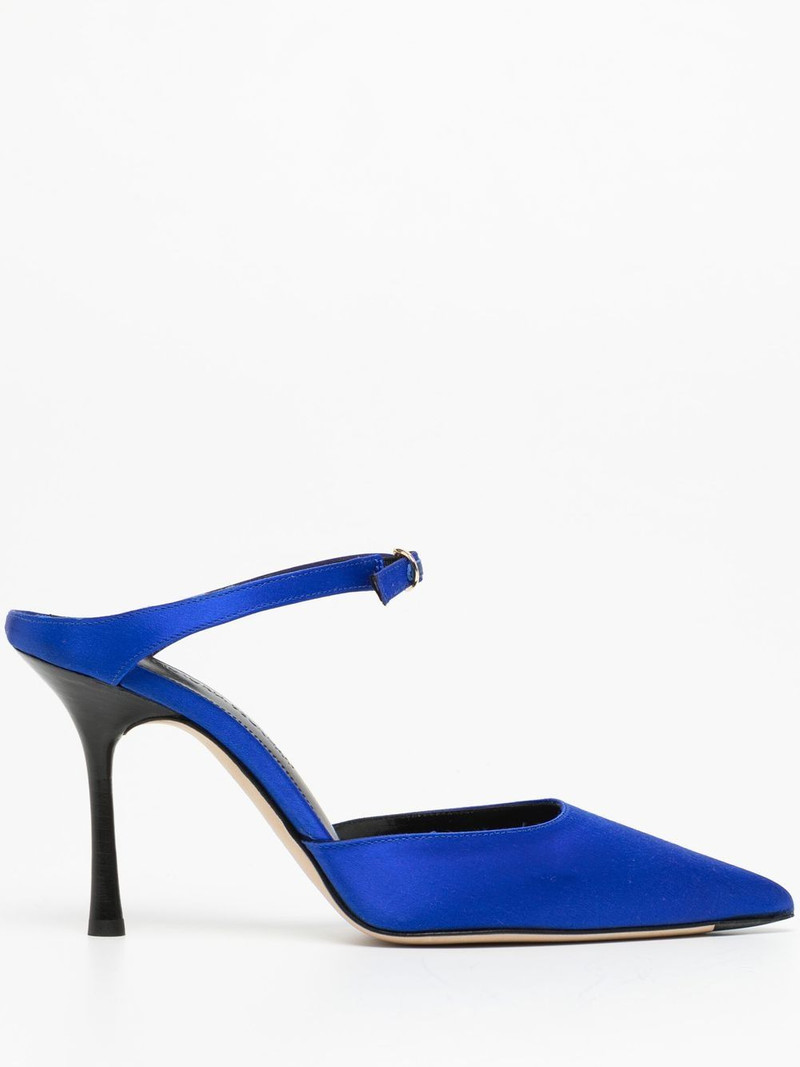 Jordy 90mm satin mules 1
