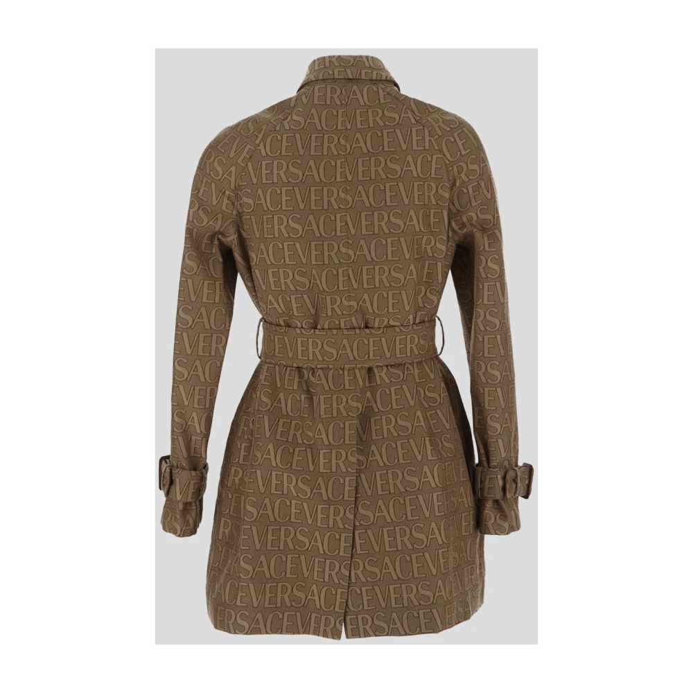 トレンチコート VERSACE TRENCH COAT (10108831A03315 2N740) VERSACE LOGO CANVAS TRENCH COAT | miinto | REVERSIBLE