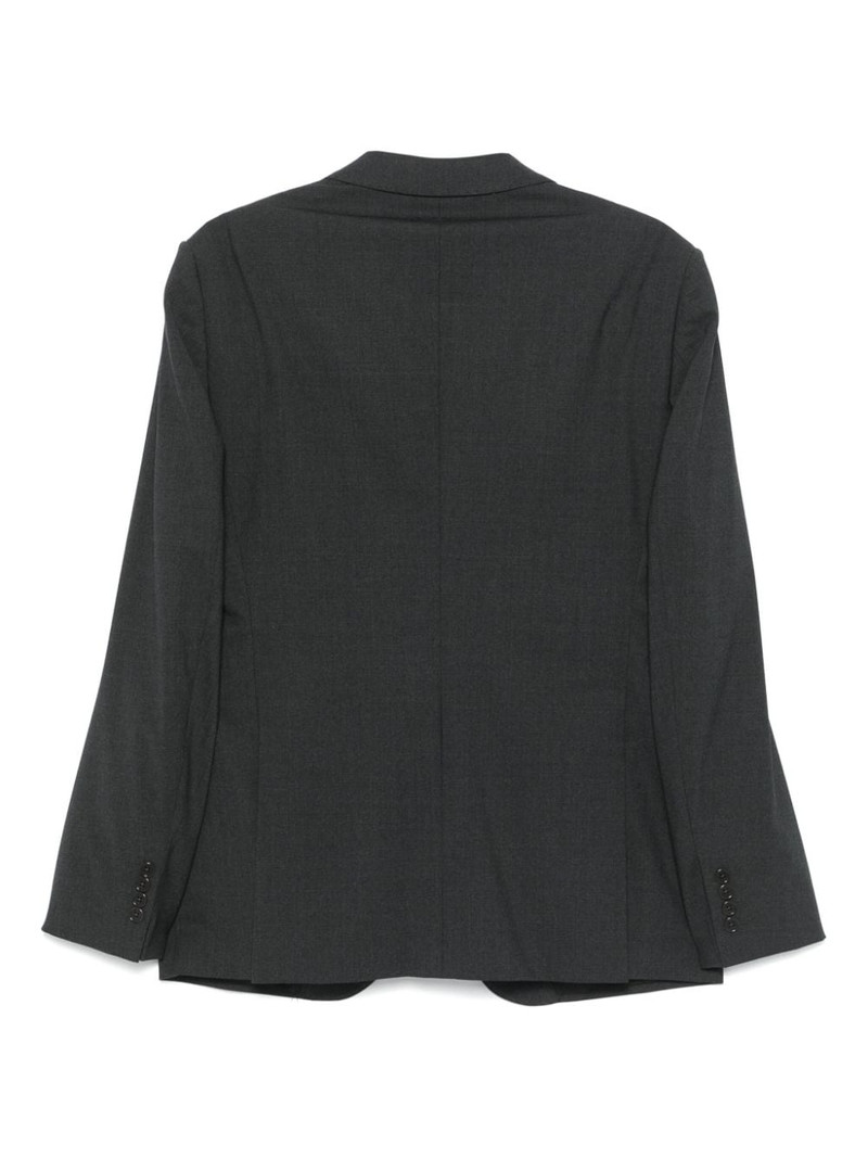 EMPORIO ARMANI single-breasted slim suit outlook
