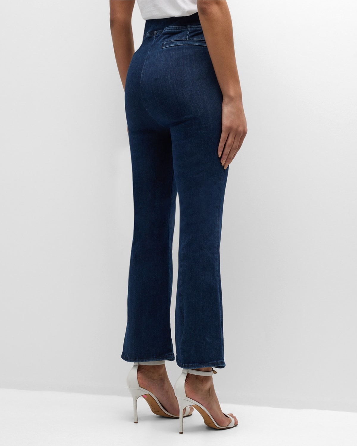 The Jetset Crop Mini Boot Pintuck Jeans - 6