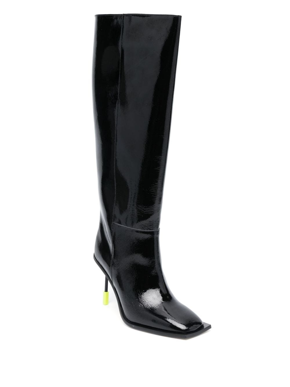 110mm patent leather boots - 2