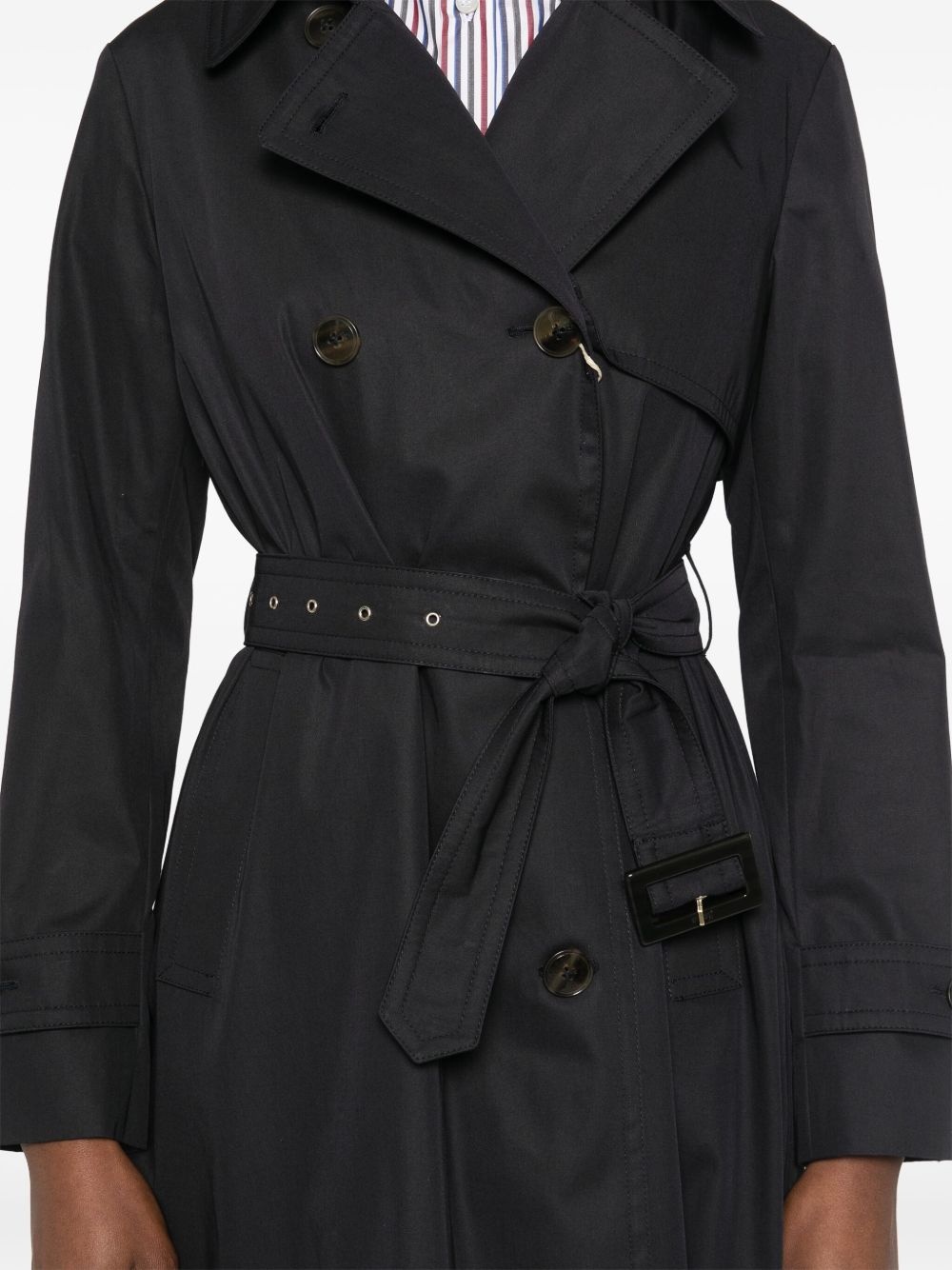 belted trench coat - 5