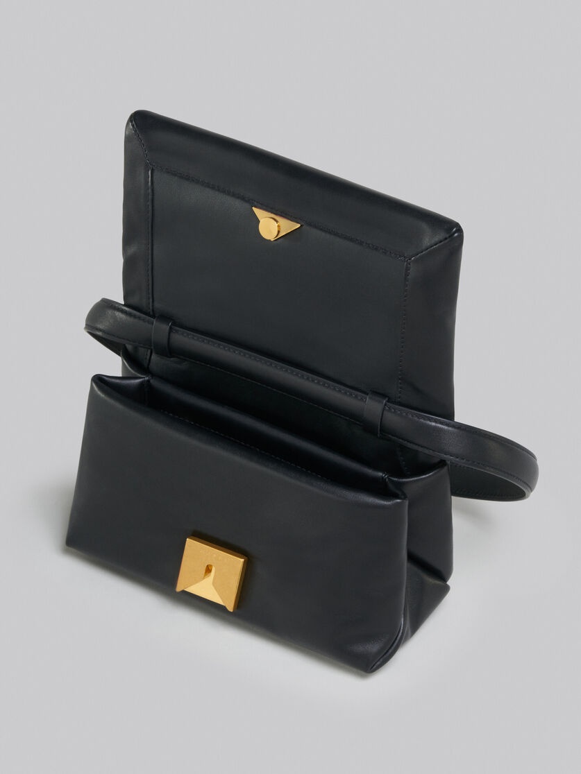 SMALL BLACK LEATHER PRISMA BAG - 4