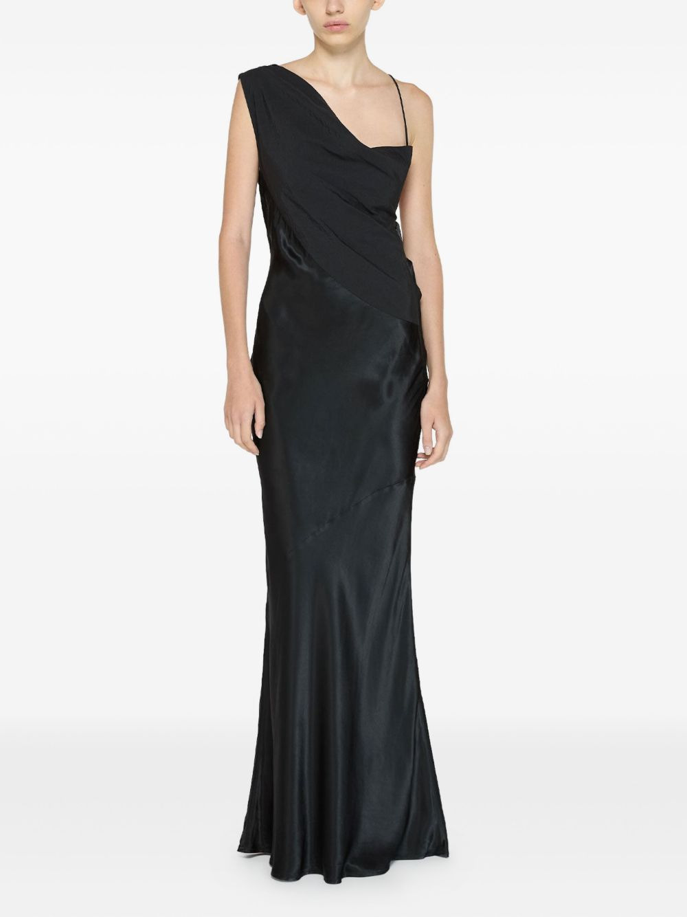 Minka asymmetrical draped gown - 2