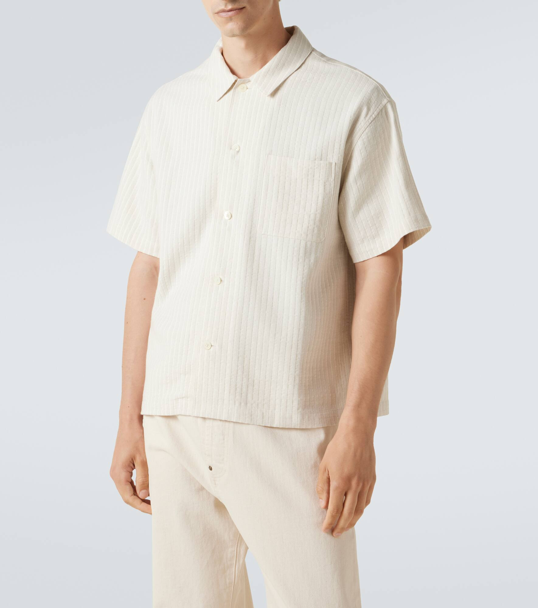 Striped bowling shirt - 3