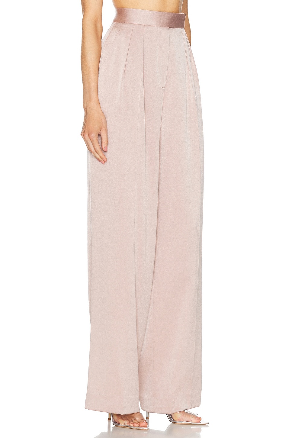 Satin Tailored Trouser - 2