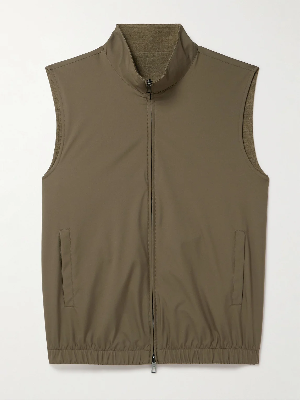 Slim-Fit Reversible Storm System® Shell and Super Wish® Virgin Wool Gilet - 1