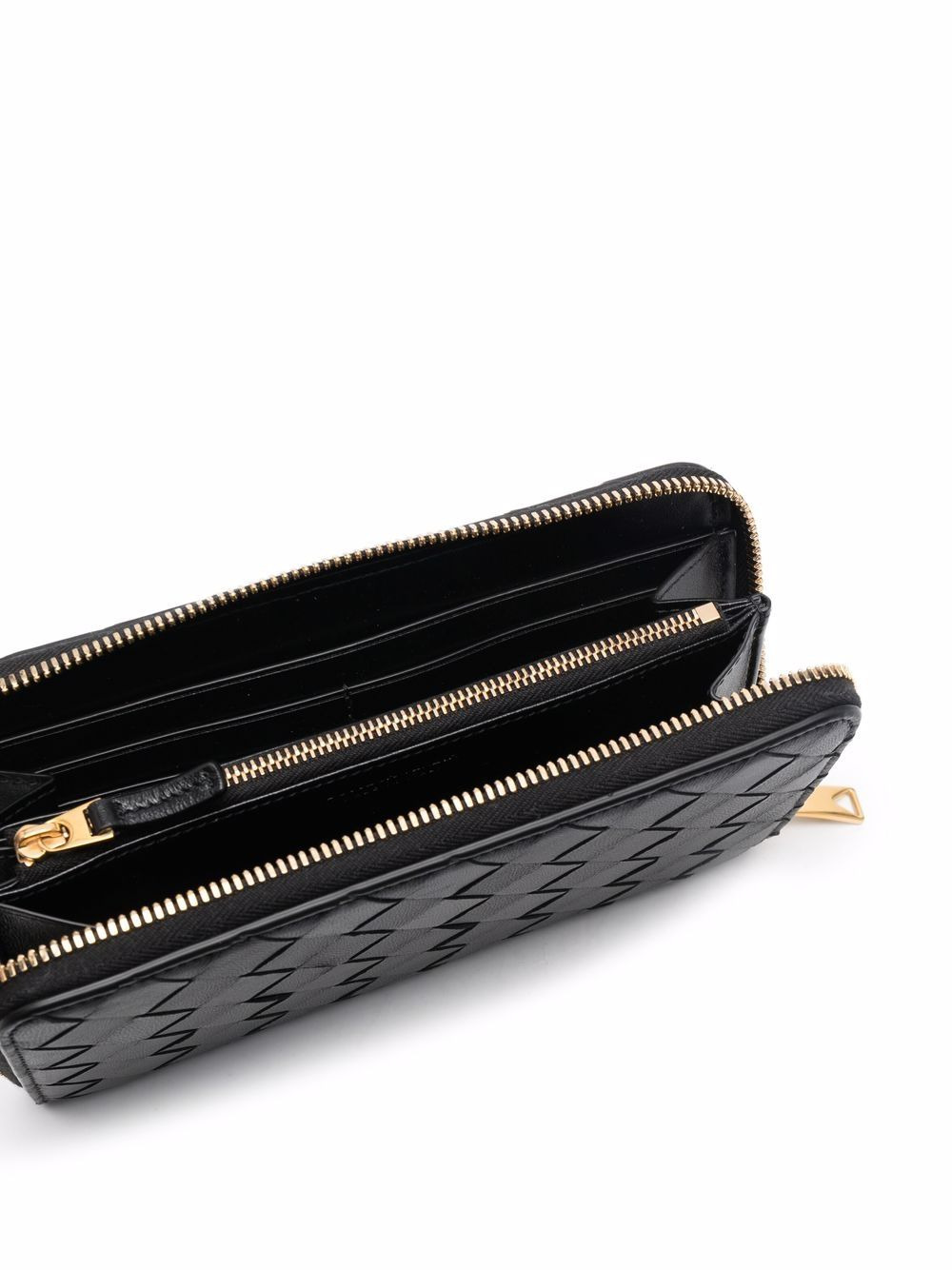 Bottega Veneta Women Portafoglio Intrecciato Con Zip - 3
