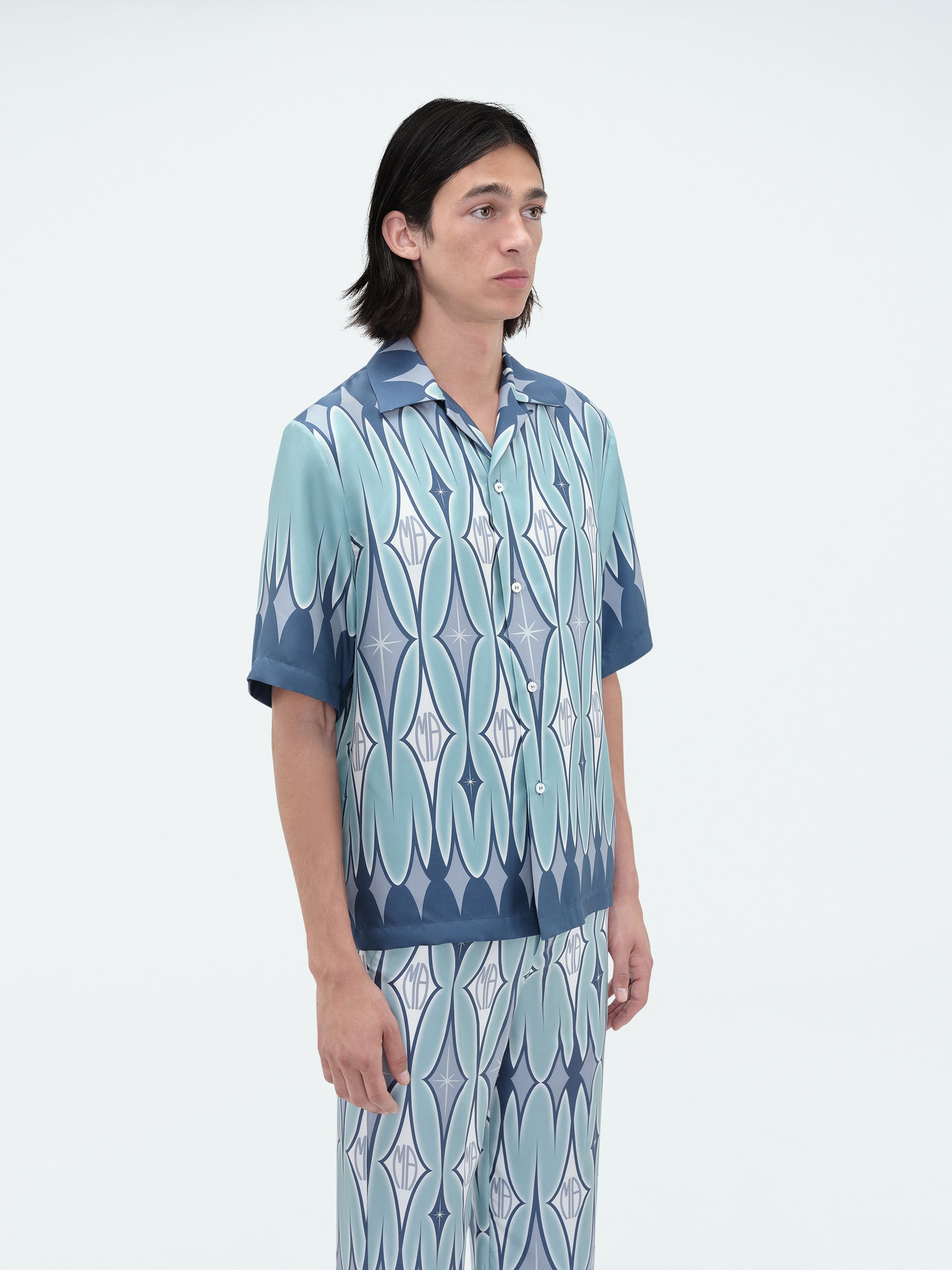 ARYGLE PRINTED SHORT SLEEVE SHIRT - 3