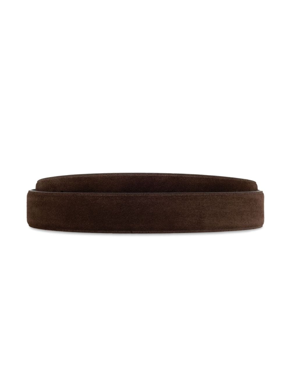 buckled leather belt - 3