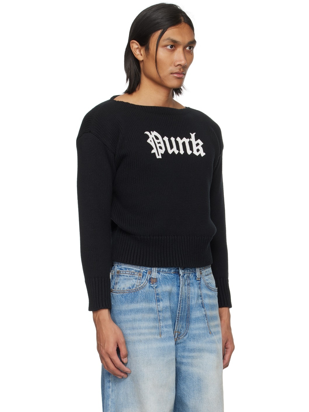 Black Gothic 'Punk' Sweater - 2