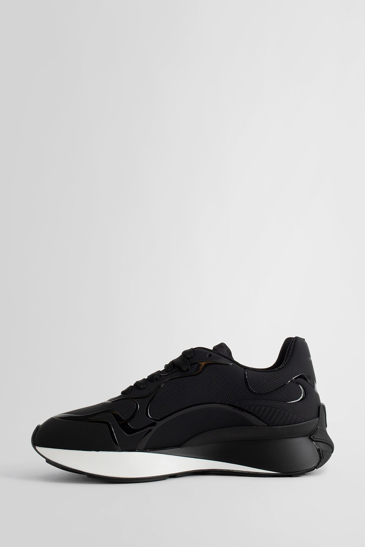 ALEXANDER MCQUEEN MAN BLACK&WHITE SNEAKERS - 4