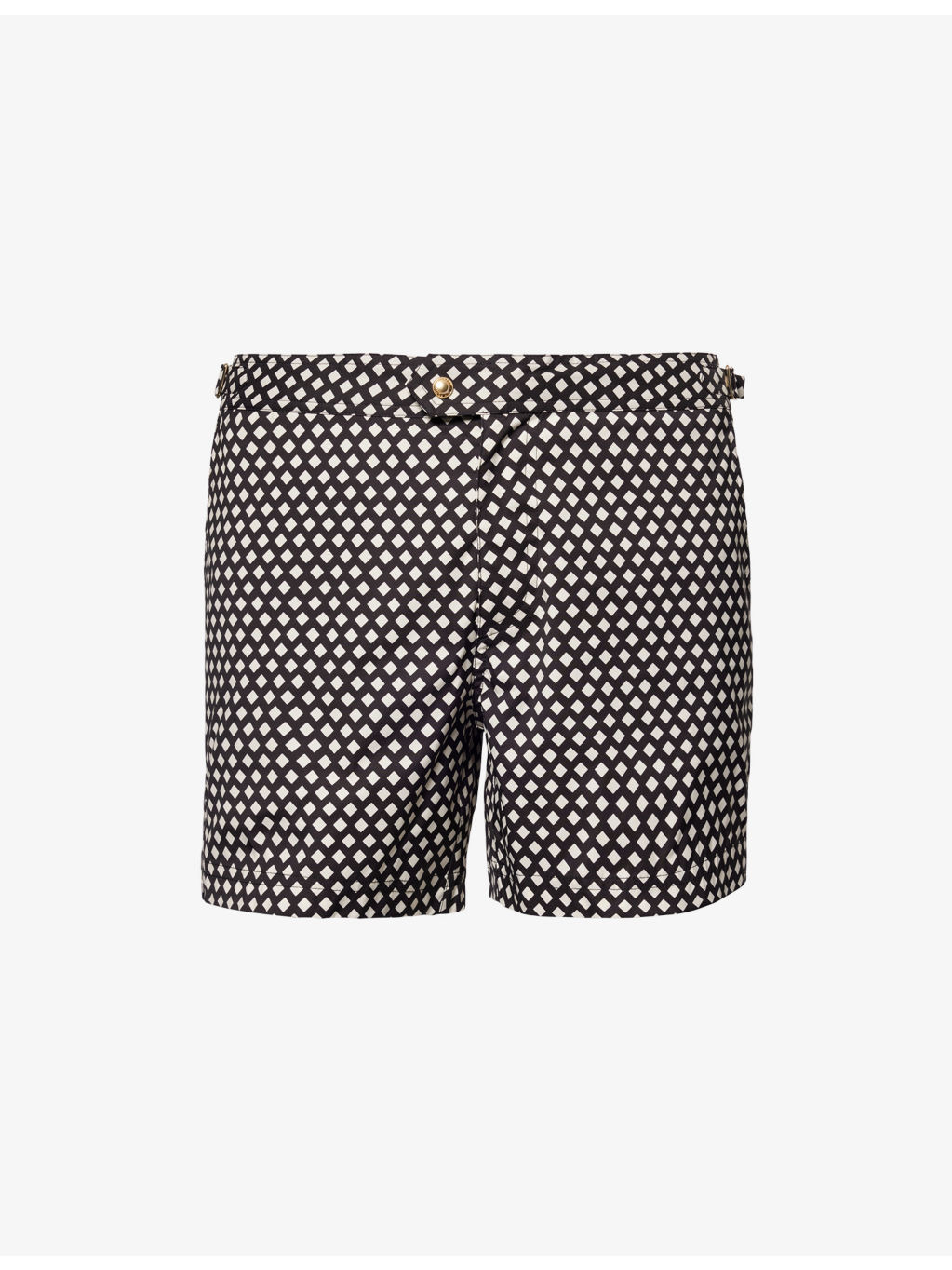 Regular-Fit Graphic-Pattern Woven Swim Shorts - 1