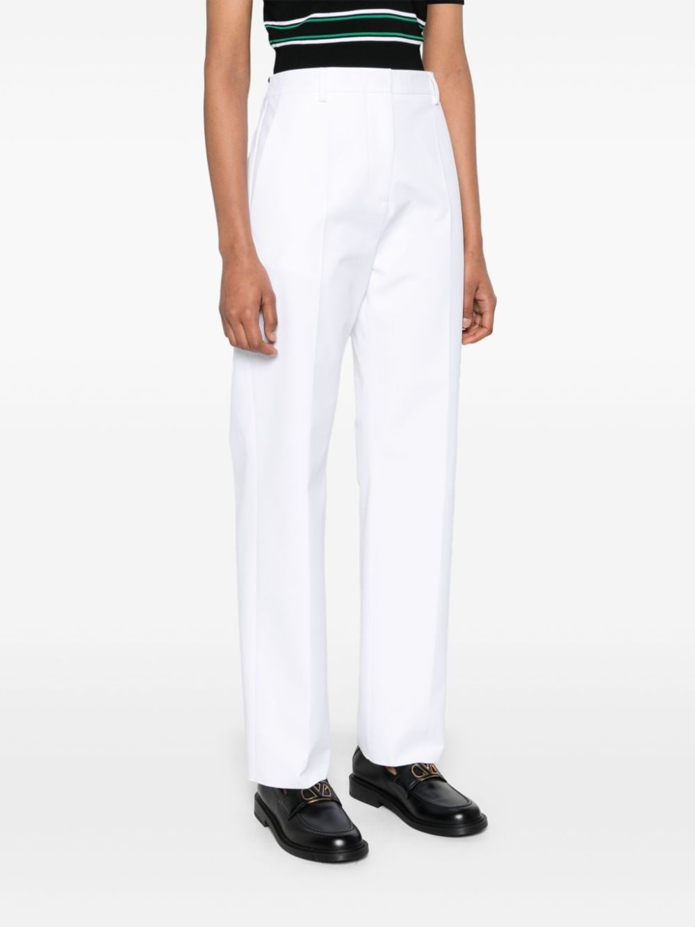 mid-rise tailored trousers - 3