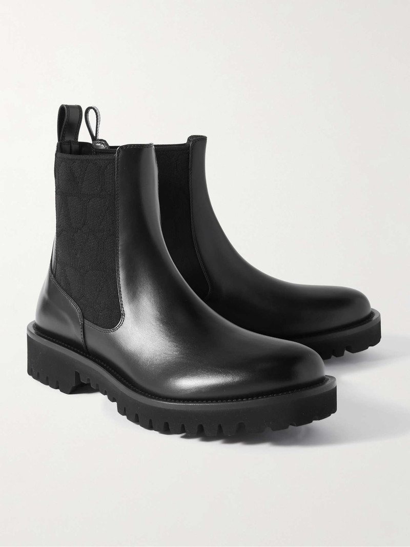 Toile Iconographe Glossed-Leather Chelsea Boots 4