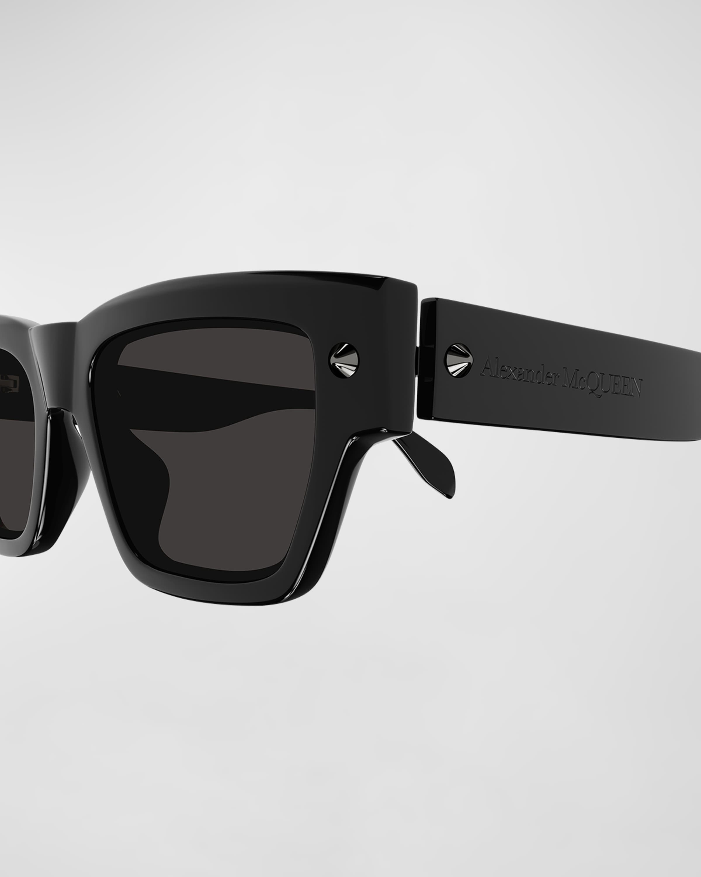 Men's Studded Acetate Rectangle Sunglasses - 2