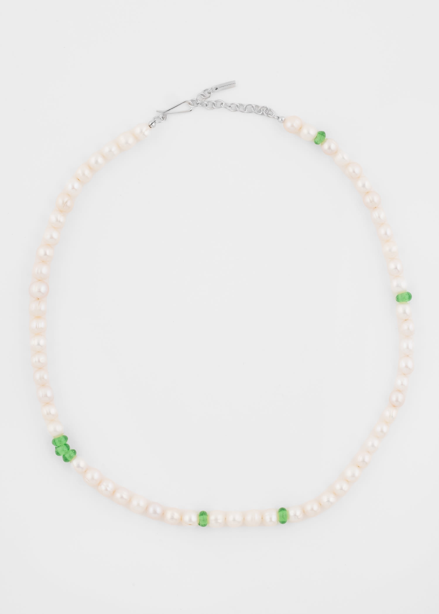 Pearl & Glass Bead Necklace by Completedworks - 2