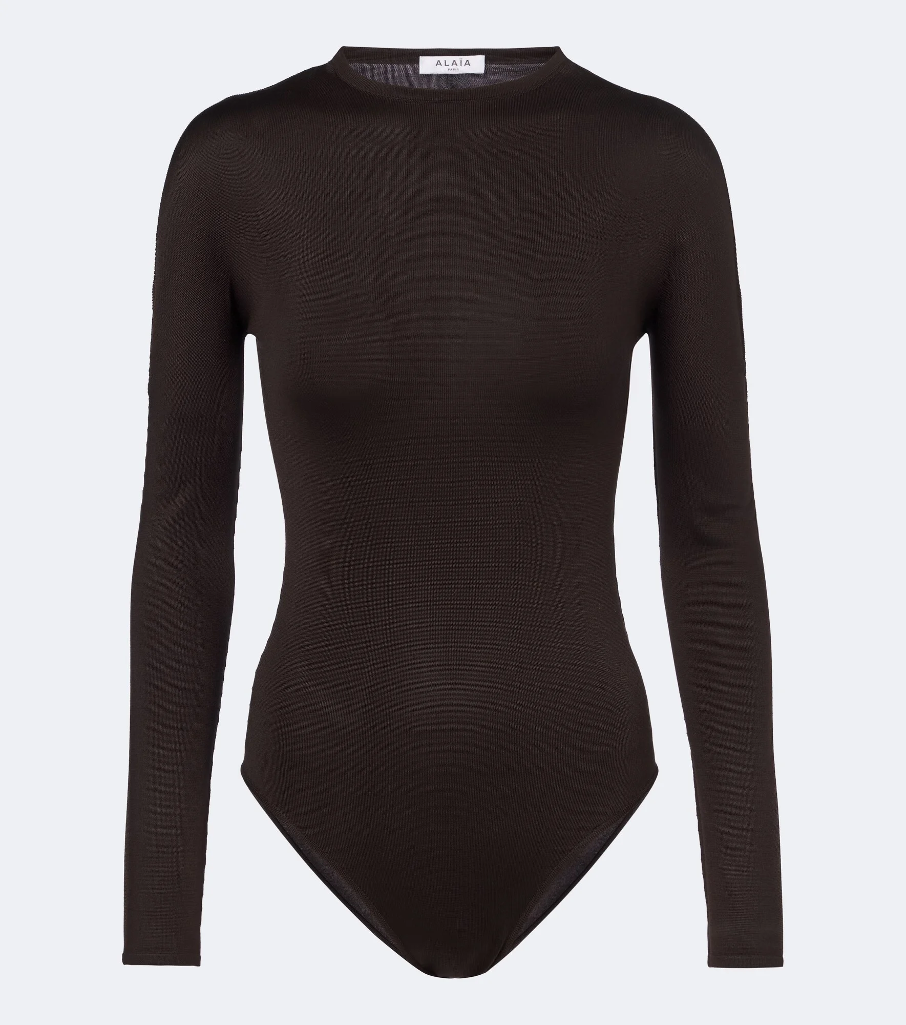 Silk-blend jersey bodysuit - 1