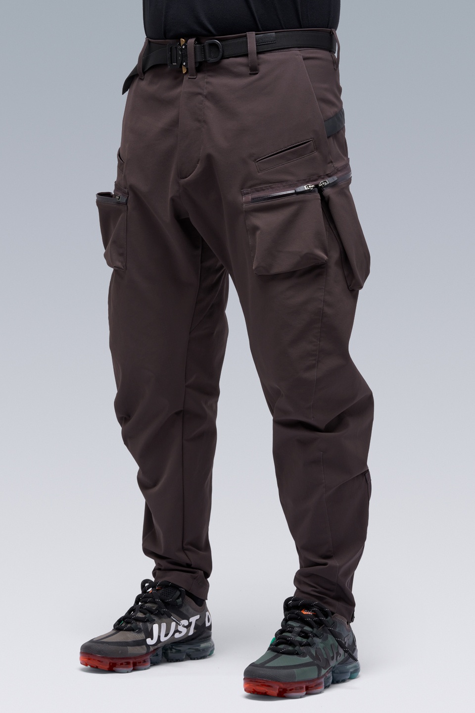 P41-DS schoeller® Dryskin™ Articulated Cargo Trouser Schwarzrot - 7