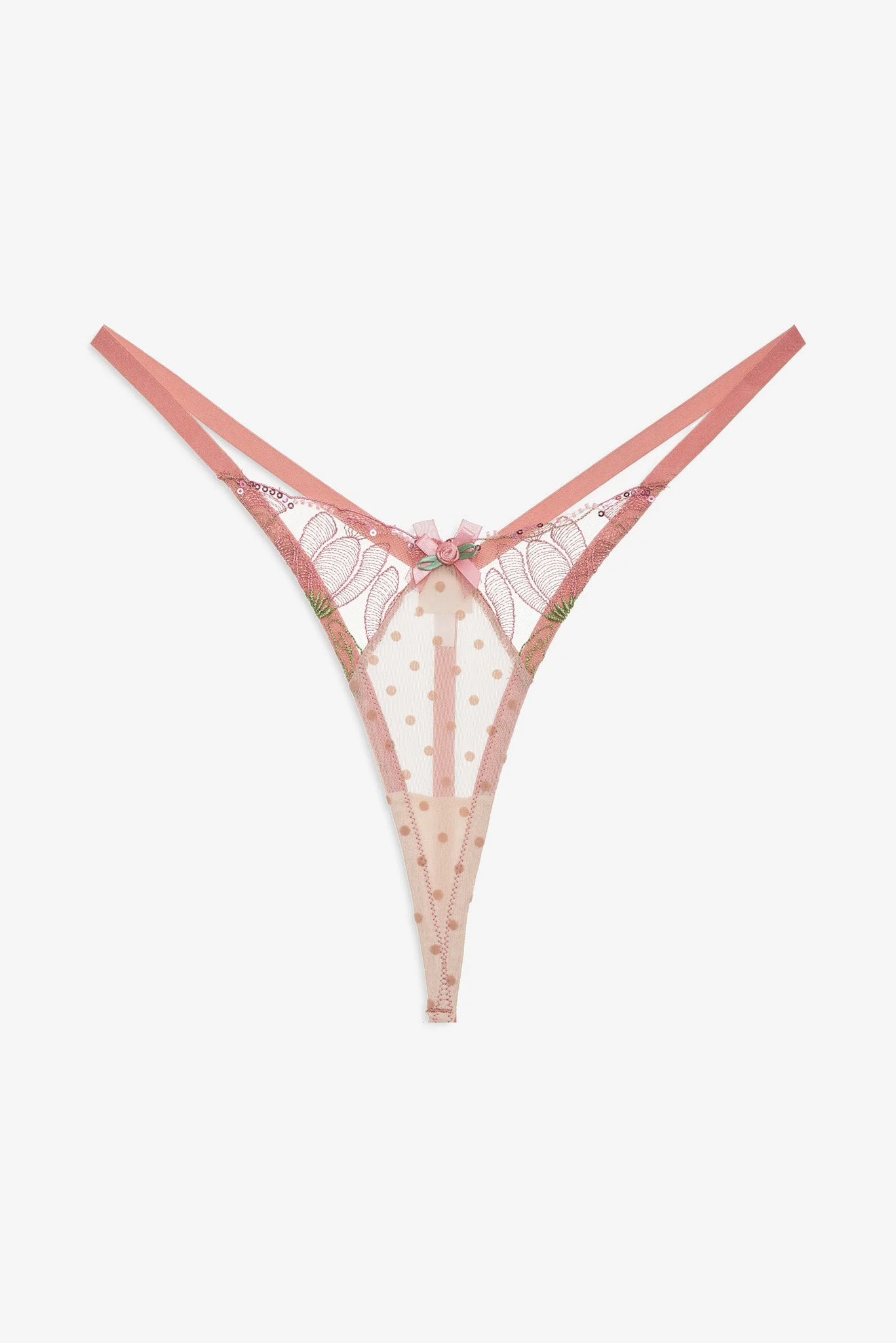Blushing Tulips Thong Panty - 1