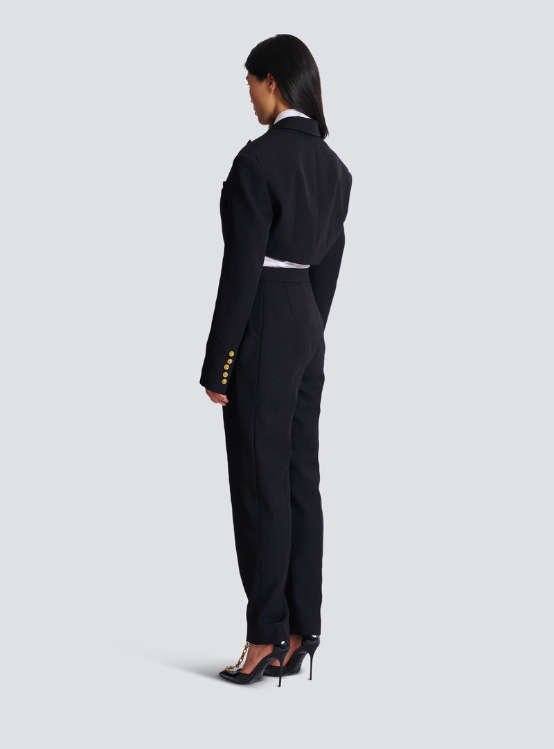 Cropped grain de poudre jacket 4