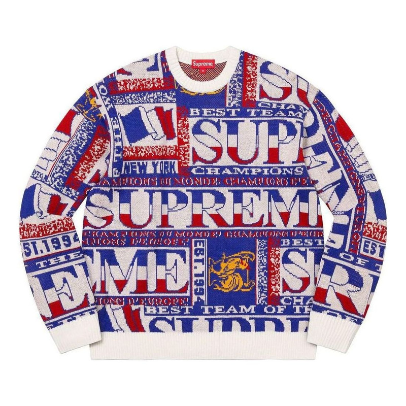 Supreme Scarf Sweater 'Multi-Color' SUP-SS23-121 - 1
