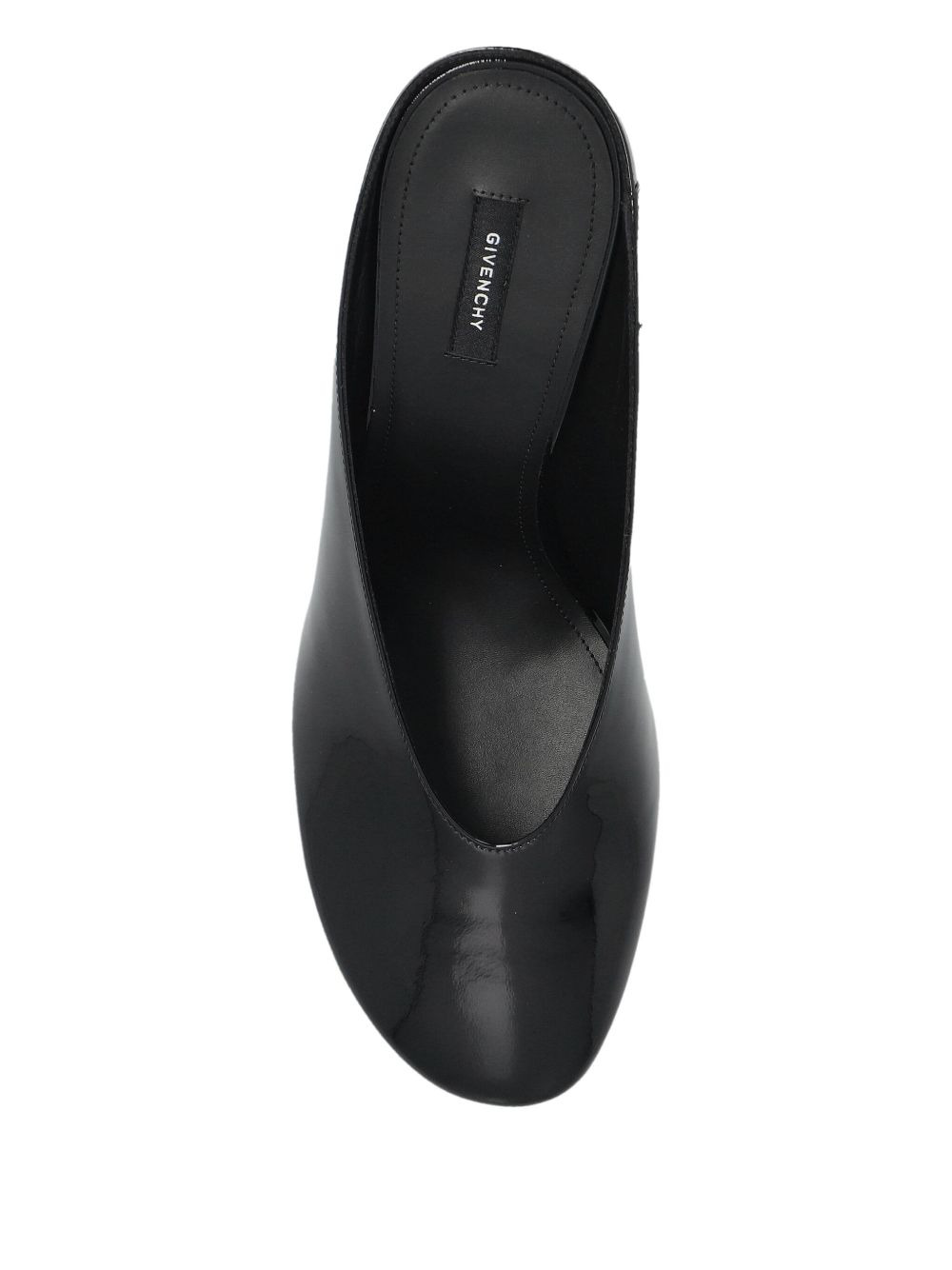 patent leather heeled mules - 3