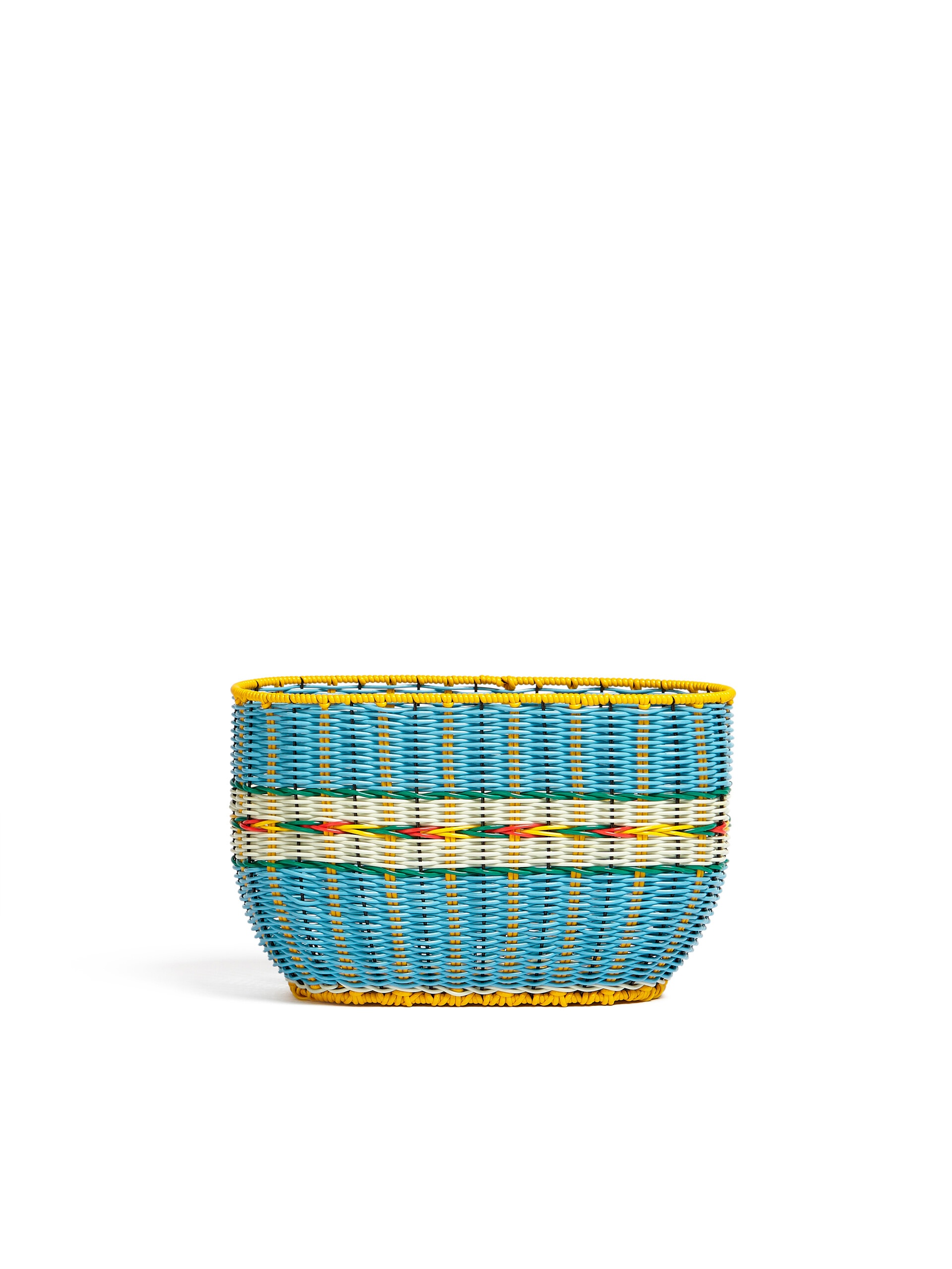 BLUE MARNI MARKET OVAL BASKET - 3