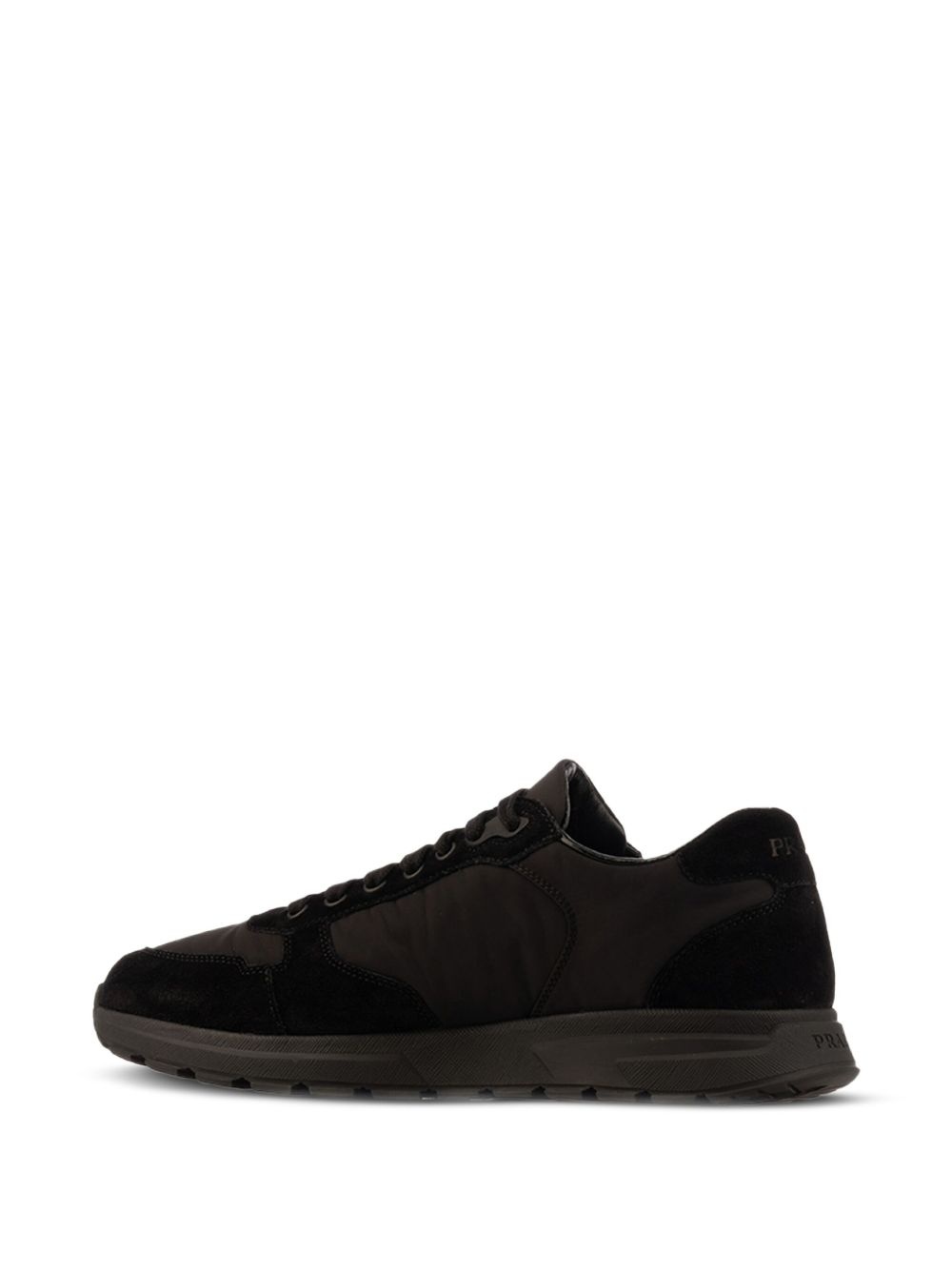 logo-plaque sneakers - 3