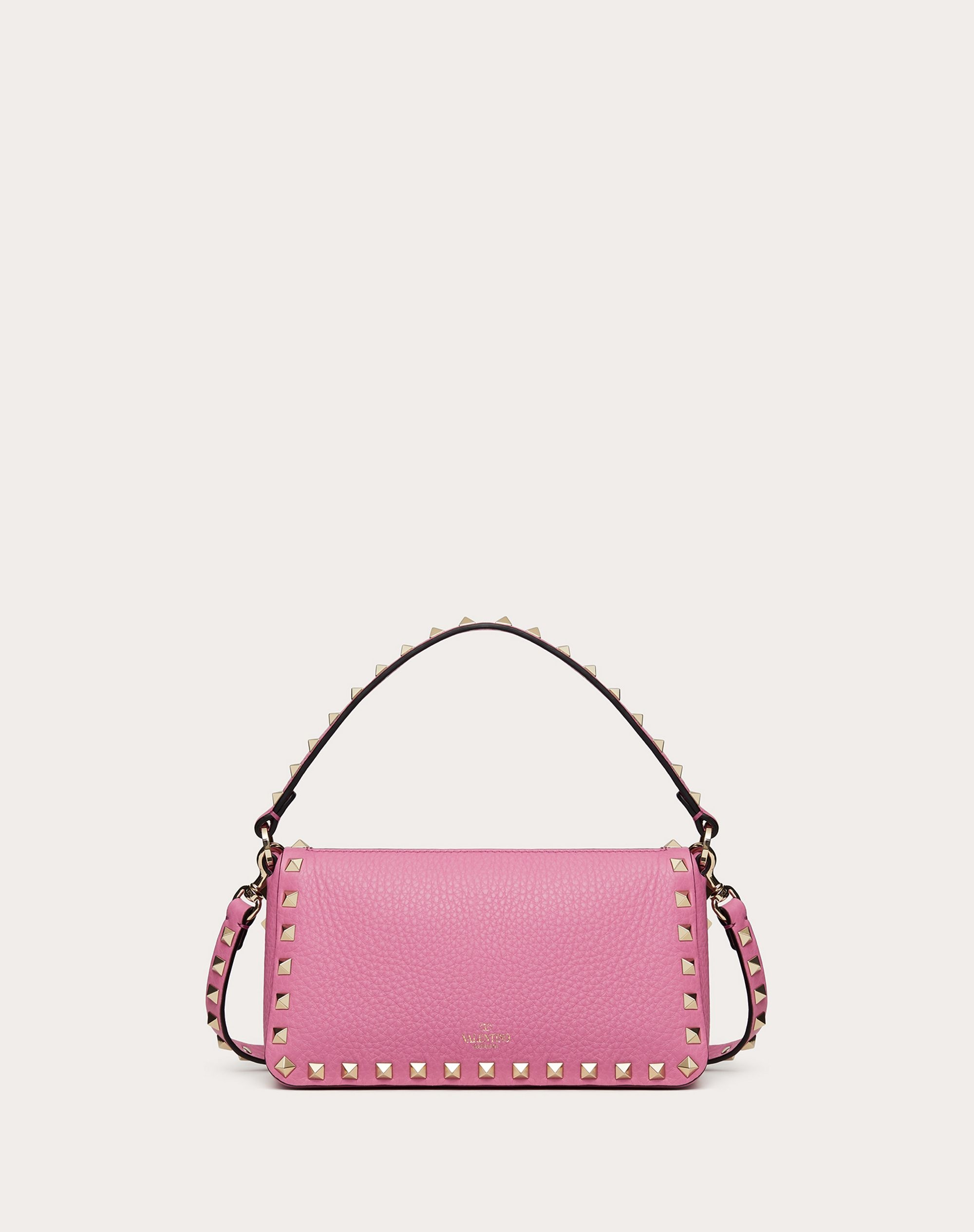 SMALL ROCKSTUD GRAINY CALFSKIN CROSSBODY BAG - 3