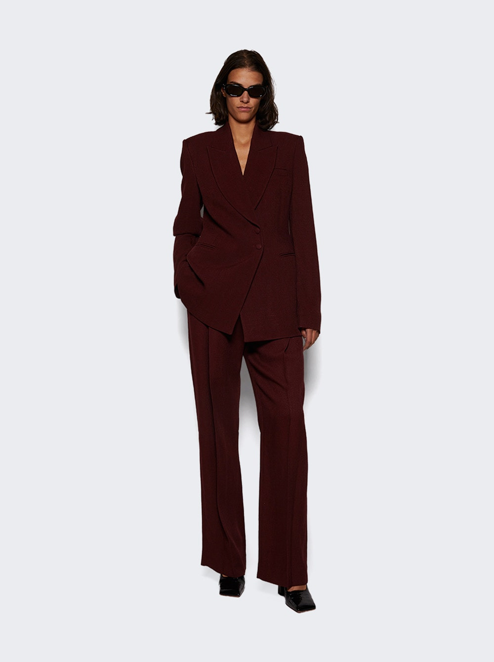 Gabrielle Trouser Burgundy - 2