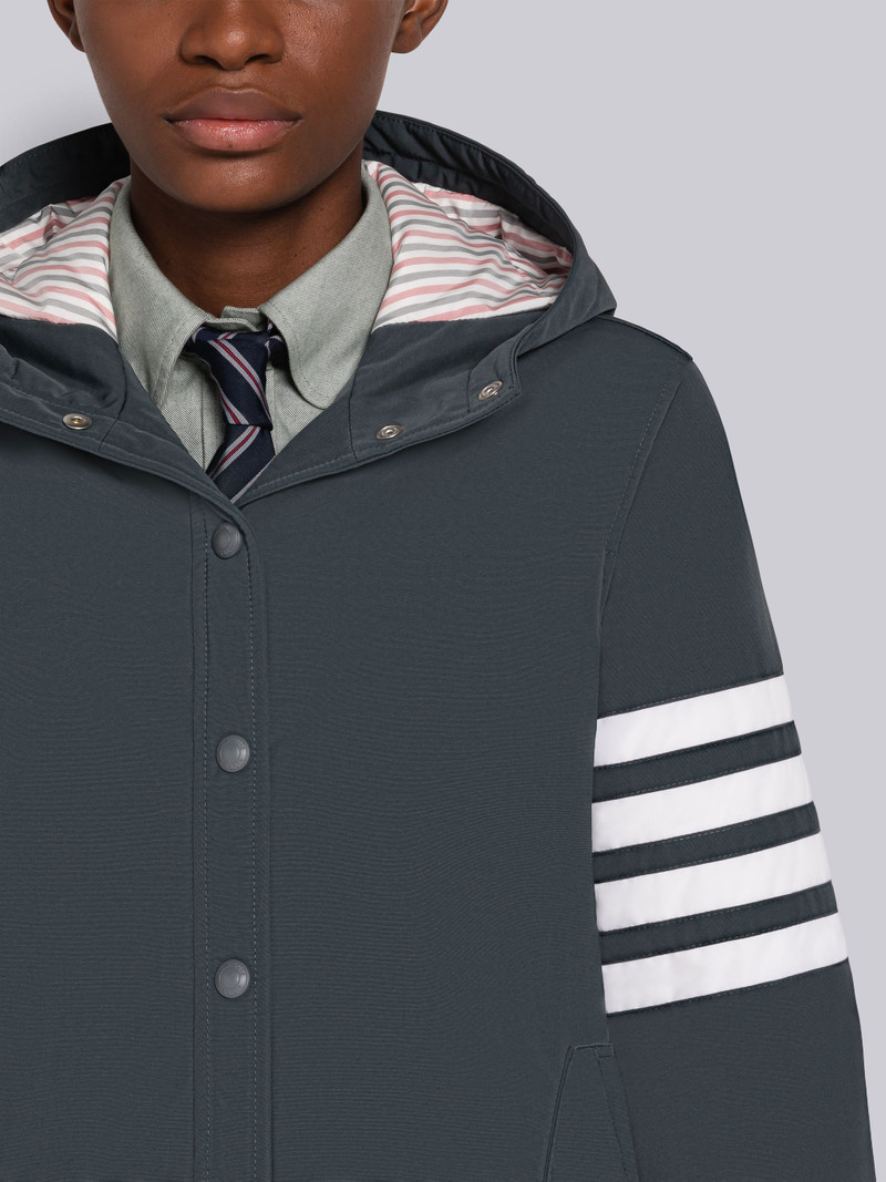 Tech Faille Hooded 4-Bar Down Shirtdress 5