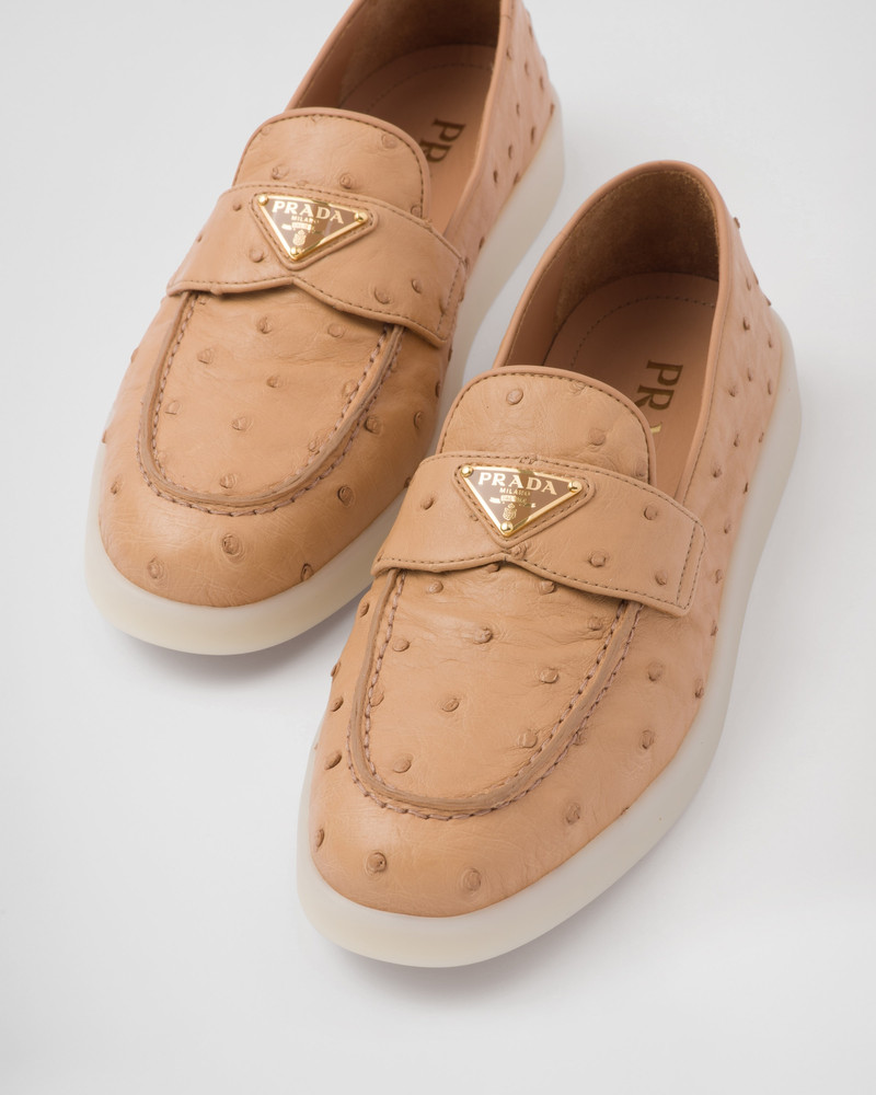 Ostrich leather loafers 6