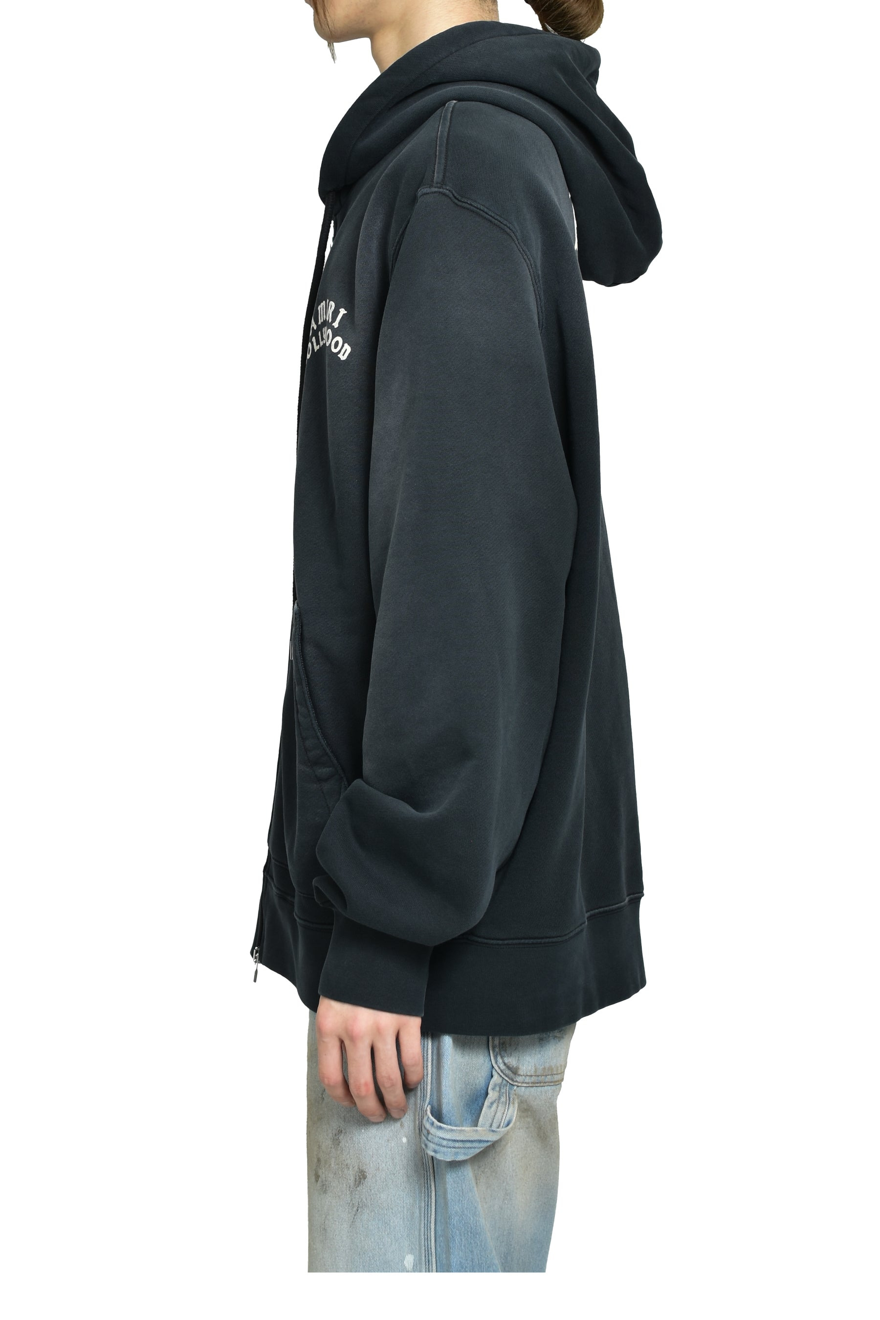 AMIRI HOLLYWOOD ZIP HOODIE / BLK - 3