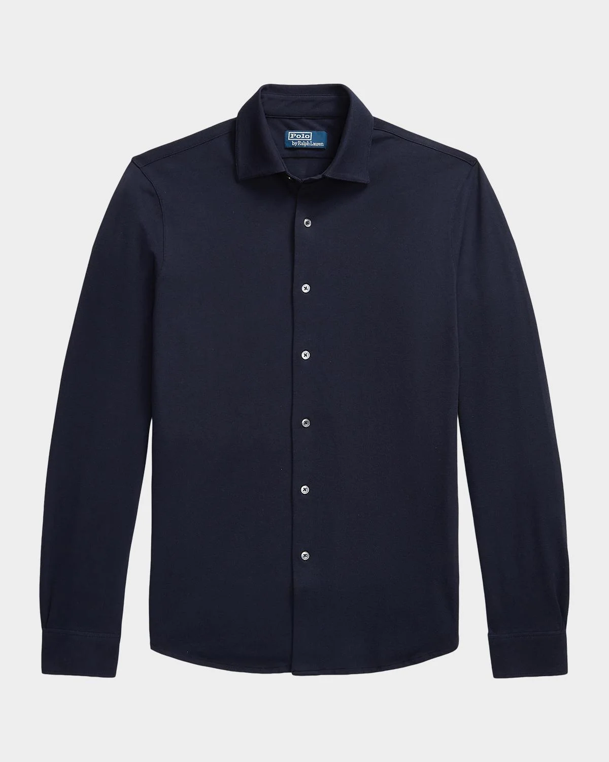 Men's Lux Micro Piqué-Knit Cotton Shirt - 1