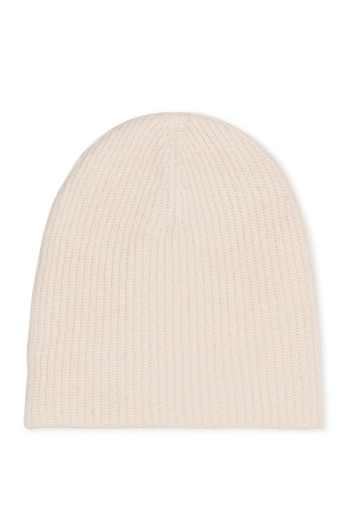 VINTAGE WHITE CASHMERE BEANIE - 5