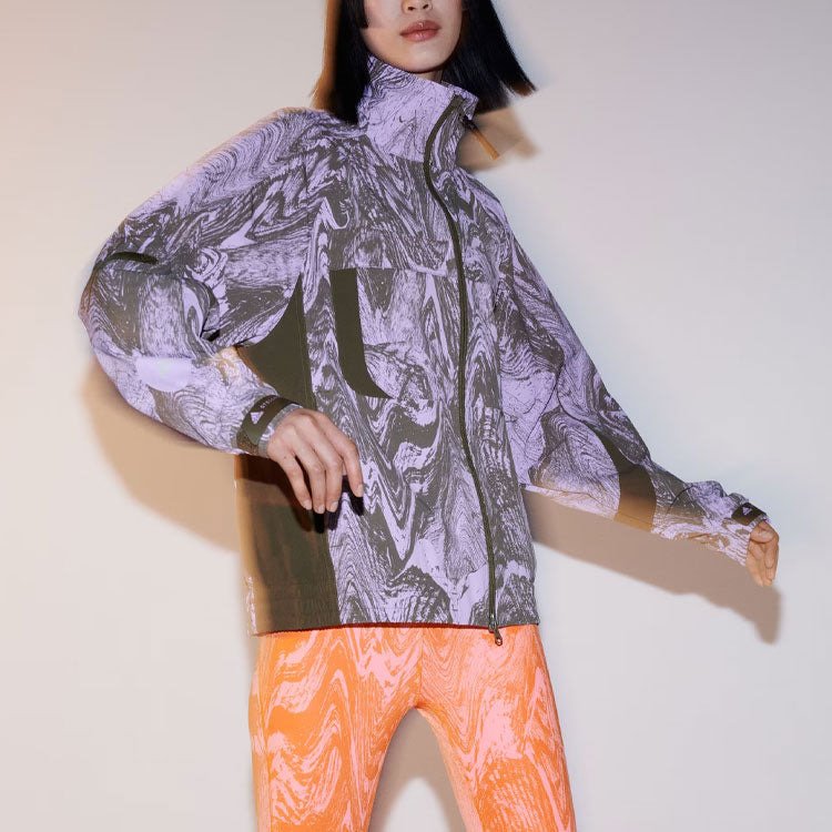 (WMNS) adidas By Stella McCartney TrueCasuals Woven Track Jackets 'Purple Brown' IB5095 - 2