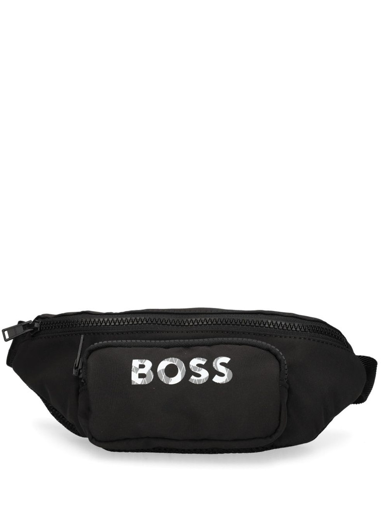 logo-print belt bag 1