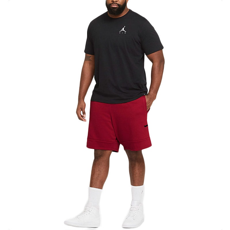 Air Jordan Jumpman Logo Basketball Sports Knit Shorts Red CK6707-687 - 4