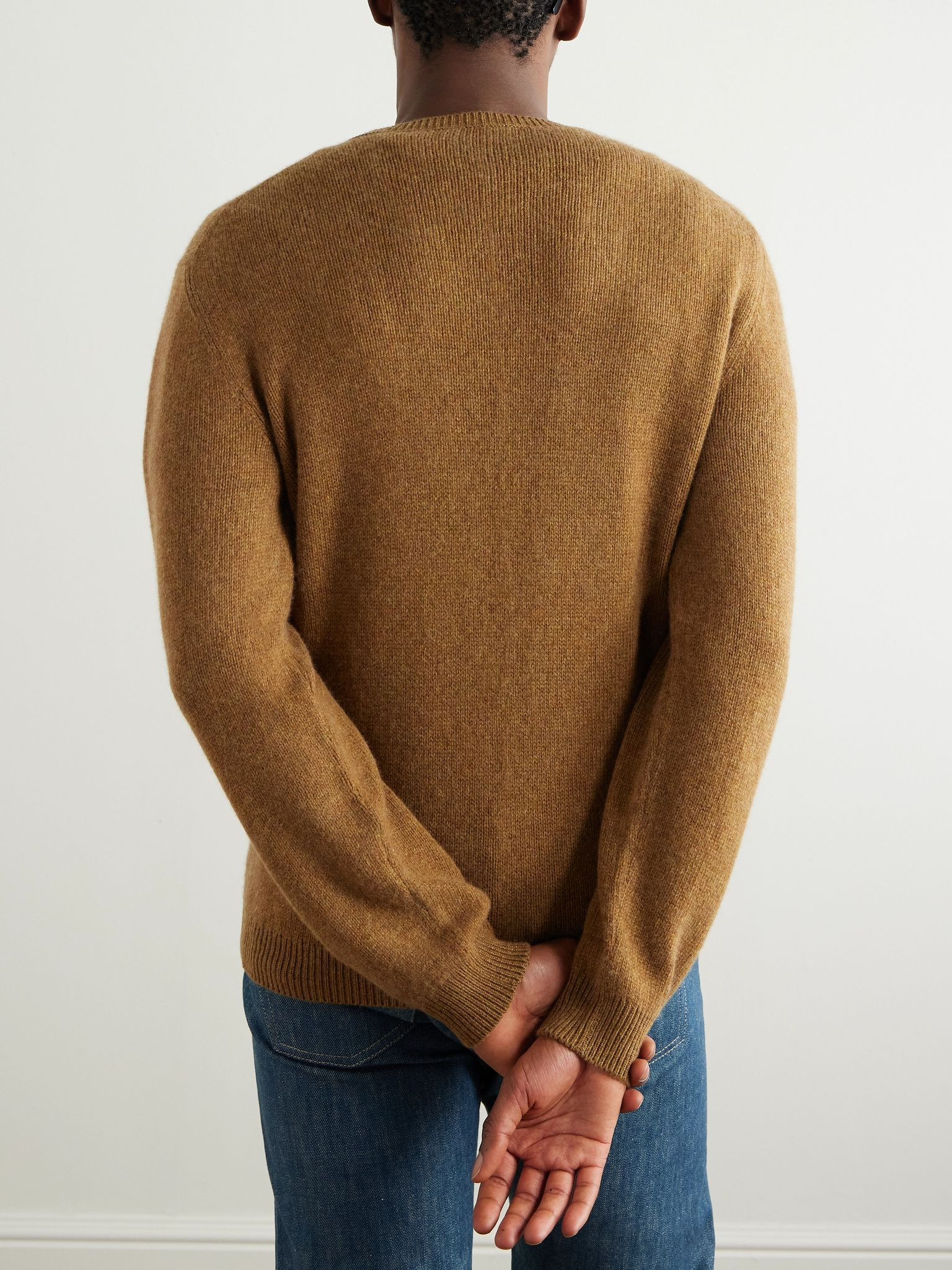 Fobello Cashmere Sweater Tan - 4