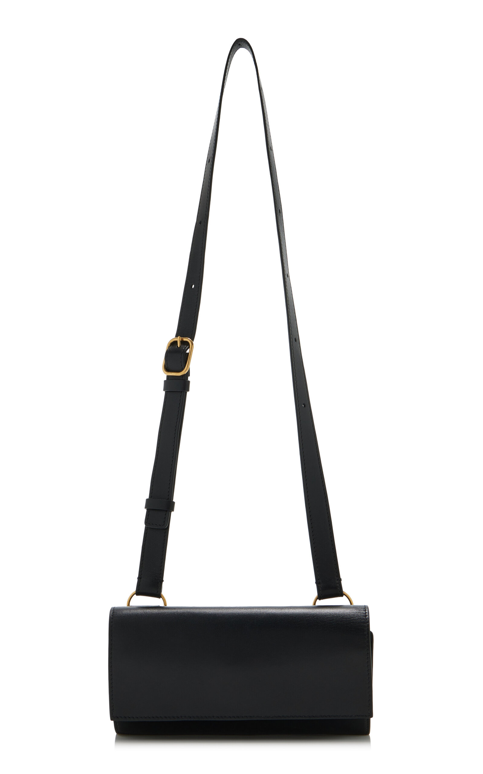 Convertible Leather Belt Bag black - 1