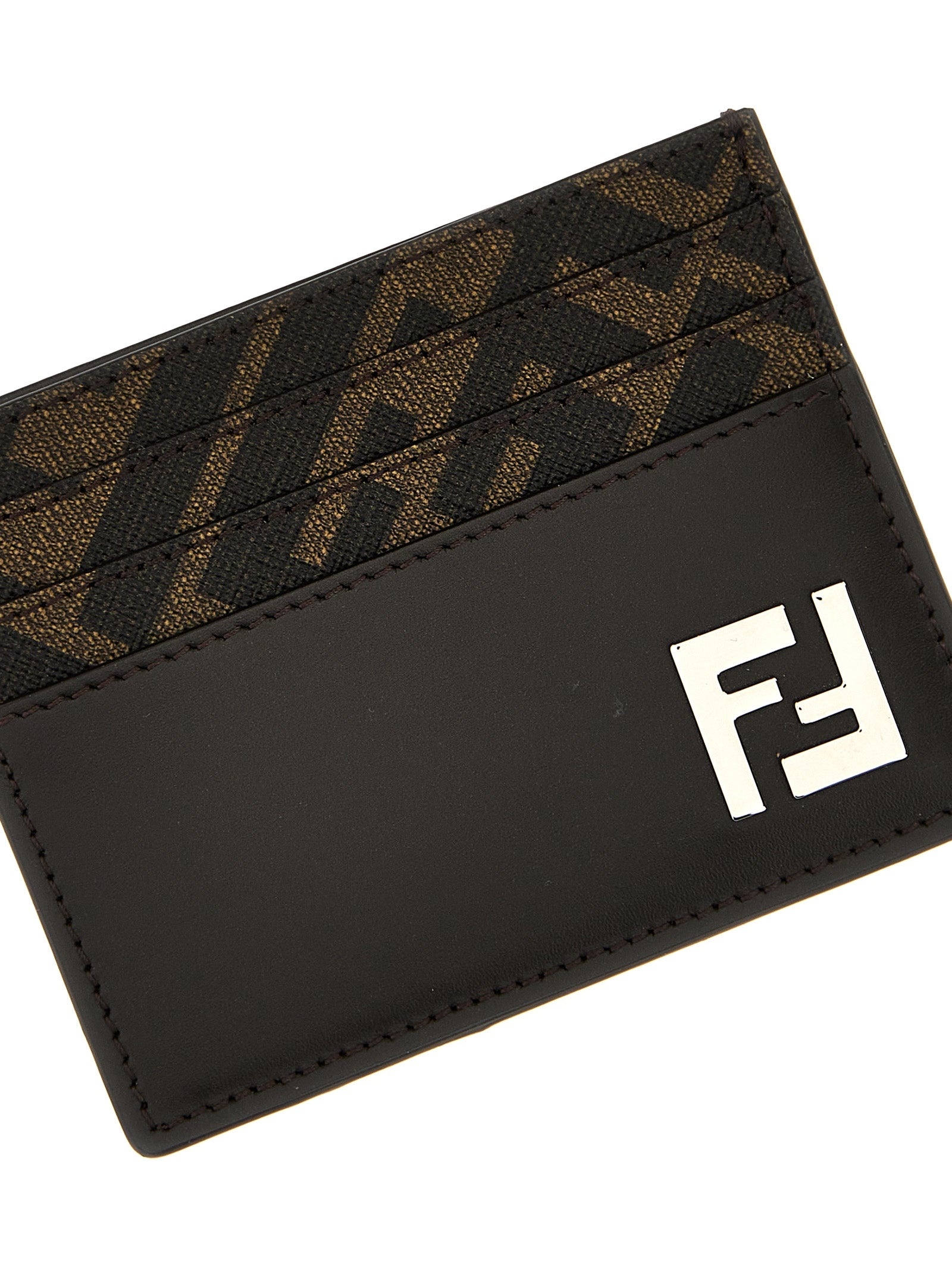 Squared Ff Wallets, Card Holders Brown - 3