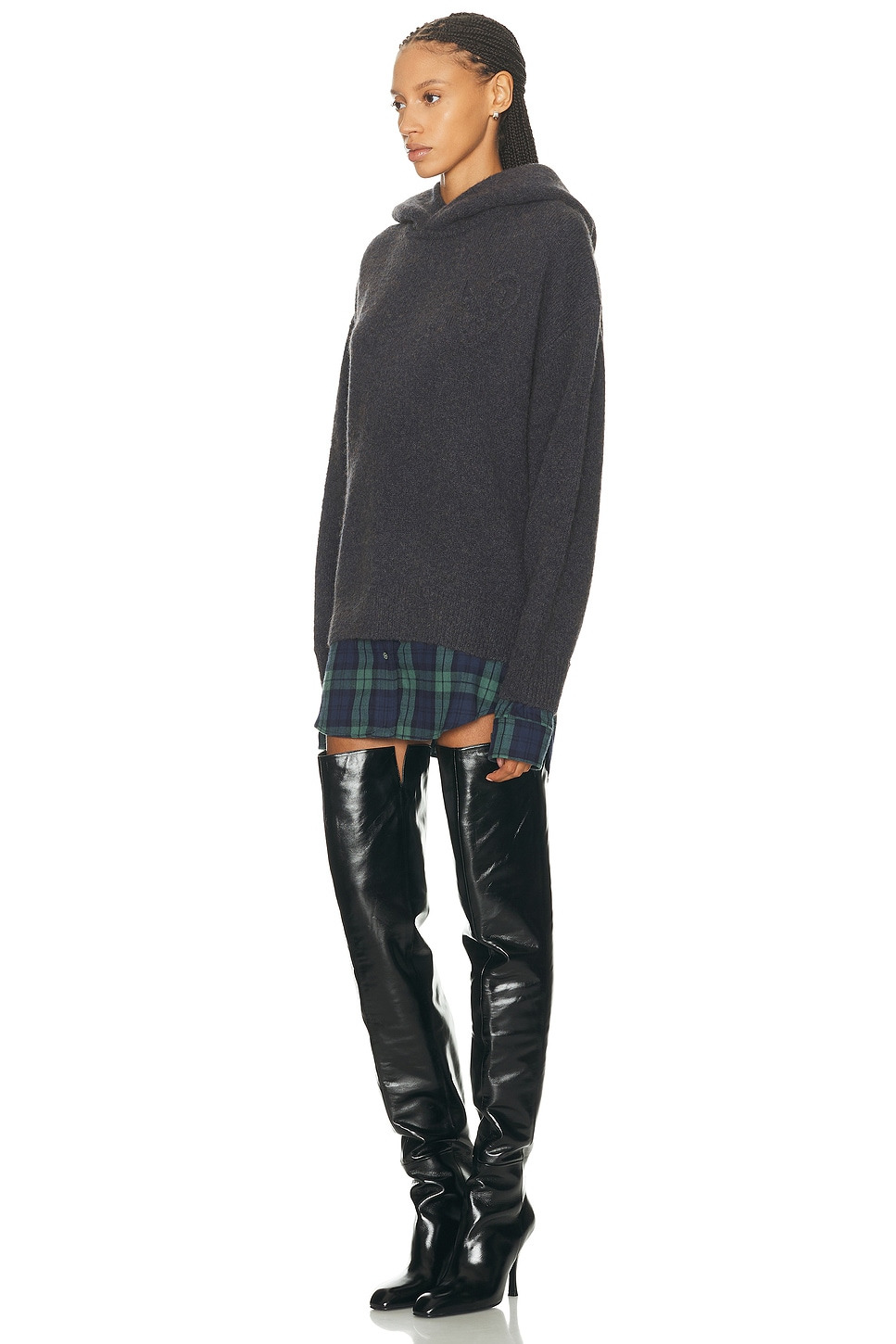 Krisp Cotton Flannel Sweater - 2
